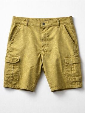 Wrangler Originals Men Cargo USA Map Lakers Print Men Shorts Size 38